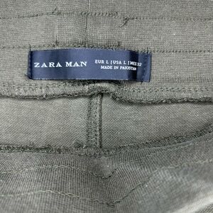 Zara Men's Olive Sweatpants
